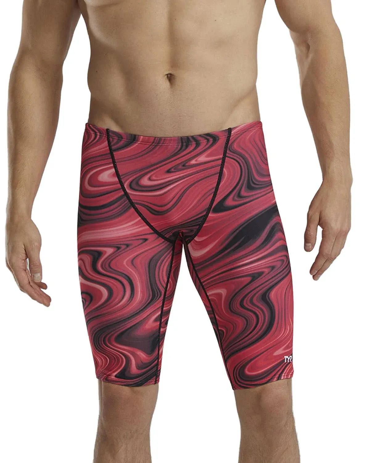 TYR Men's Durafast Elite Solid Jammer Swimsuit