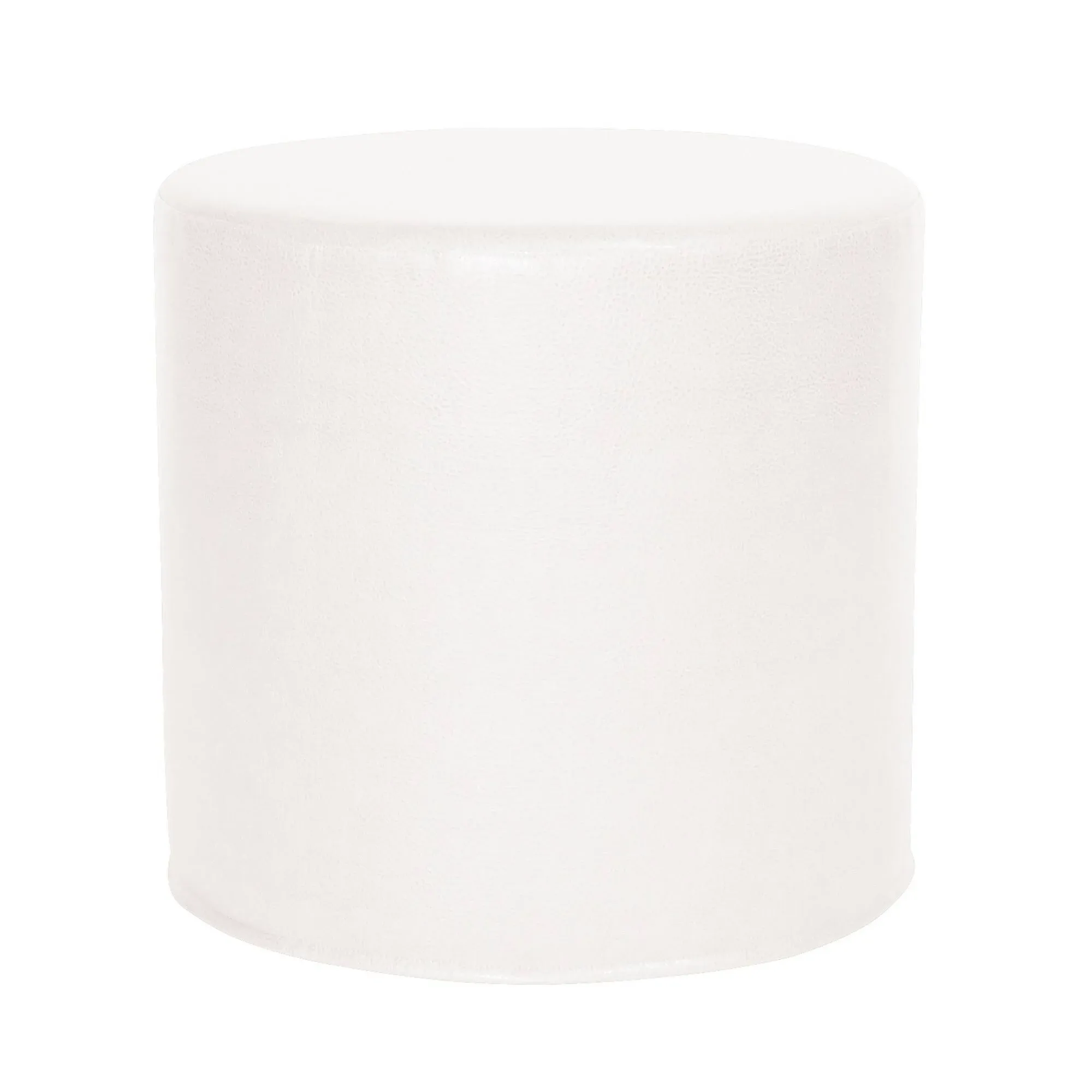 Howard Elliott Avanti No Tip Cylinder Ottoman White