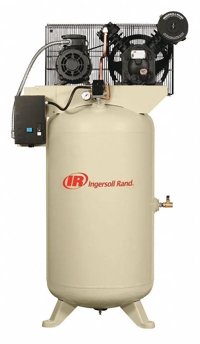 Ingersoll-Rand 2340L5-V Electric Two Stage Air Compressor, 5 HP, 60 gal