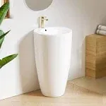 Eridanus Vitreous China One Piece Pedestal Sink