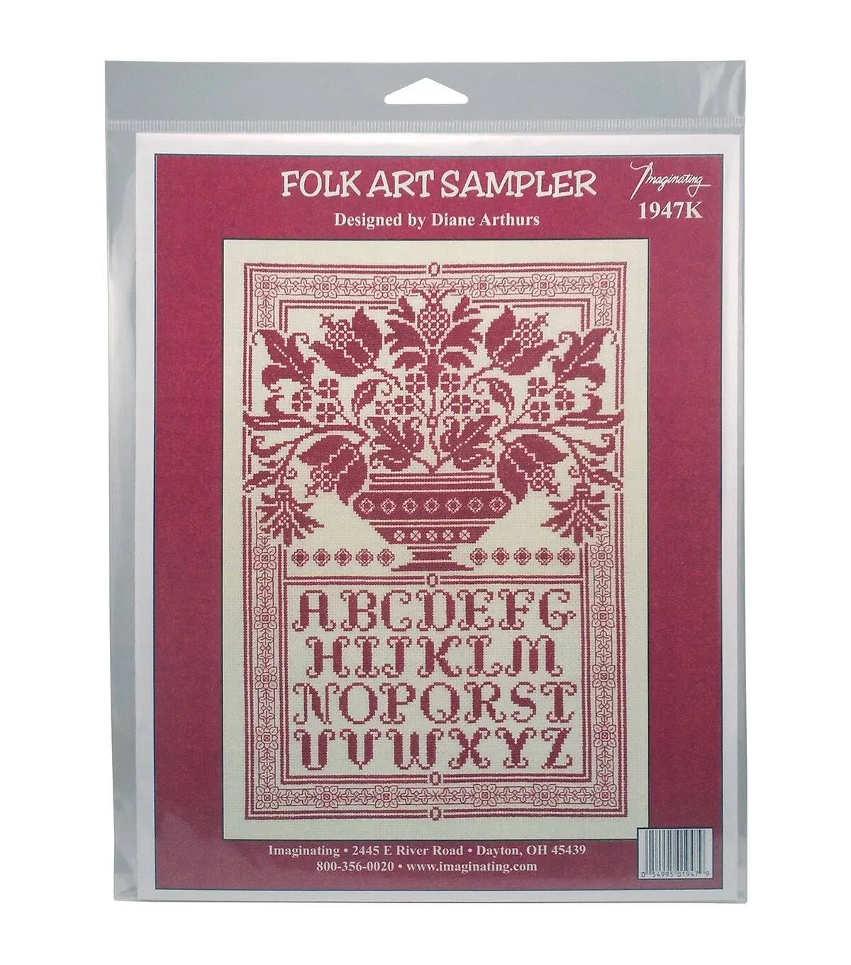 Folk Art Sampler - Cross Stitch Pattern