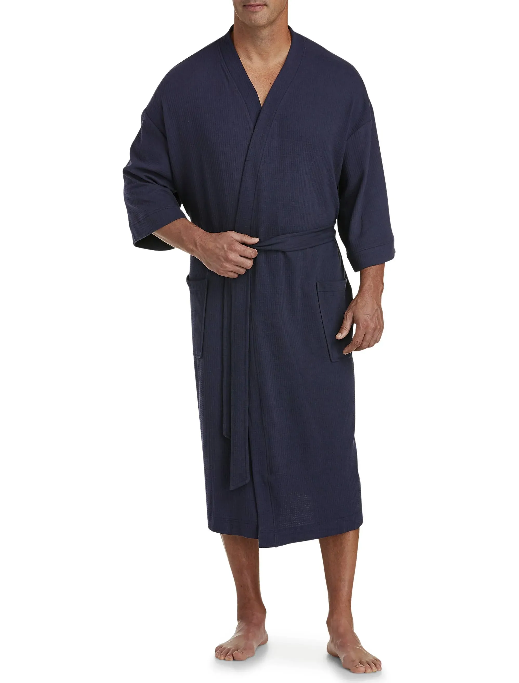 Harbor Bay Men's Waffle-Knit Robe