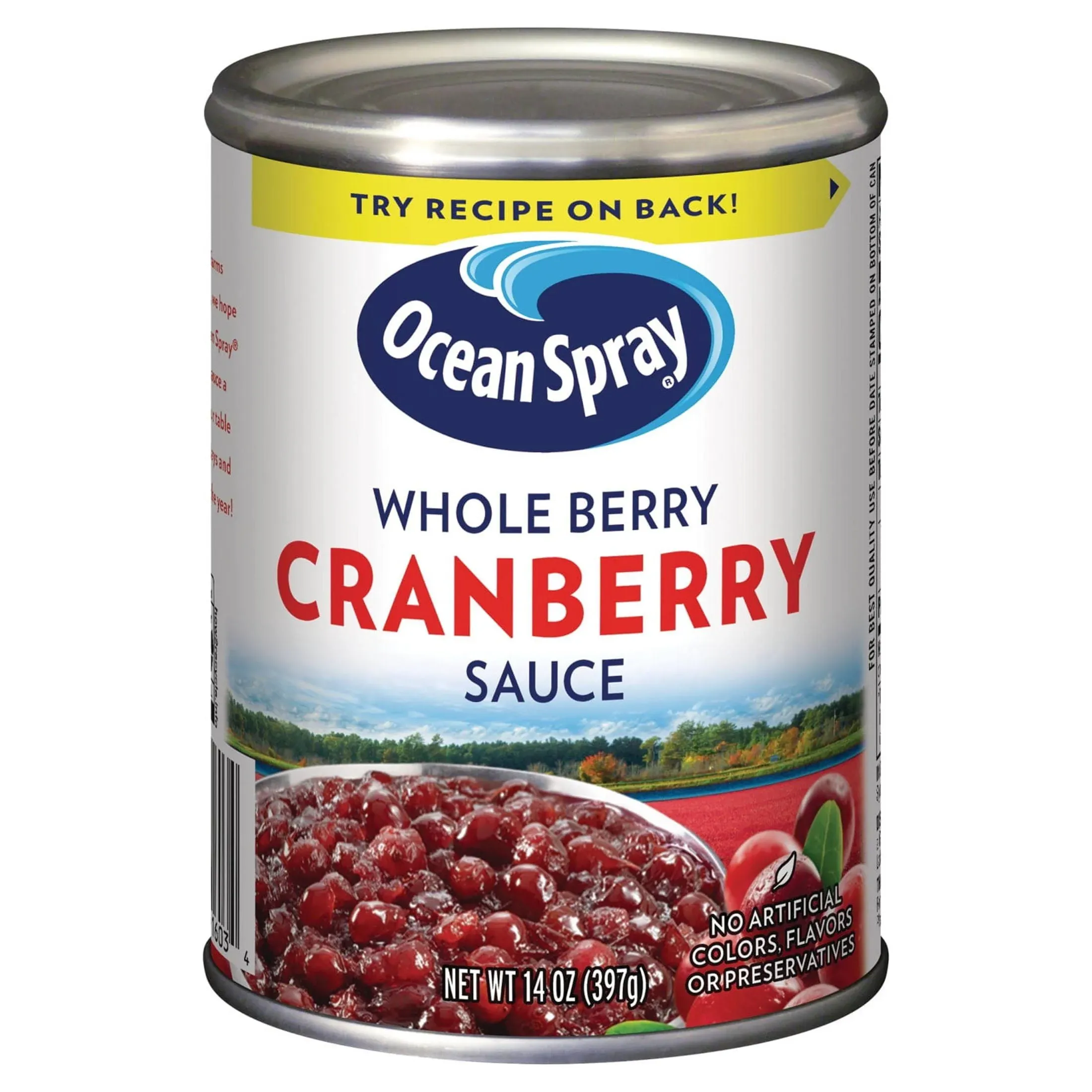 Ocean Spray Cranberry Sauce, Whole Berry - 14 oz