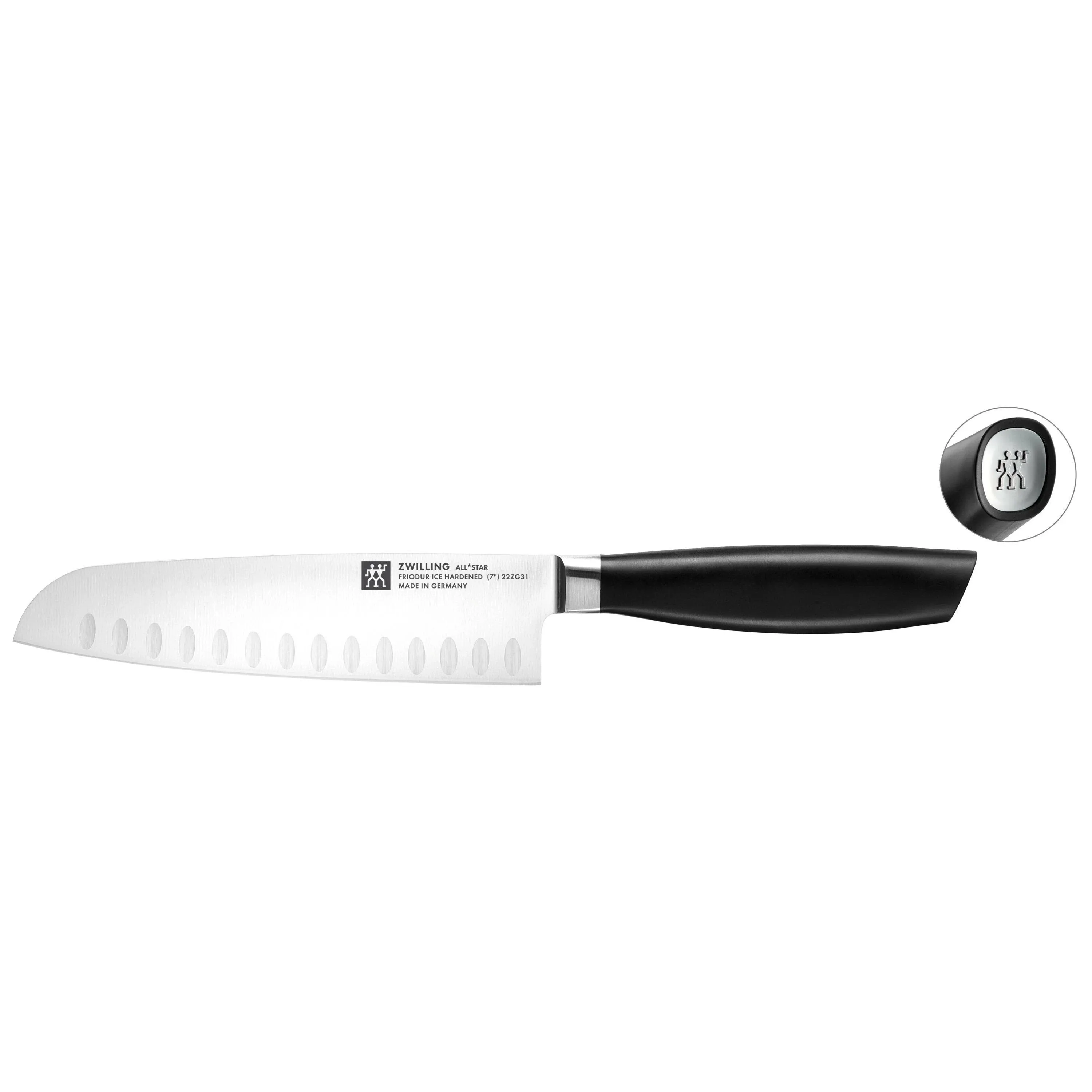 Zwilling All Star Hollow Edge Santoku Knife