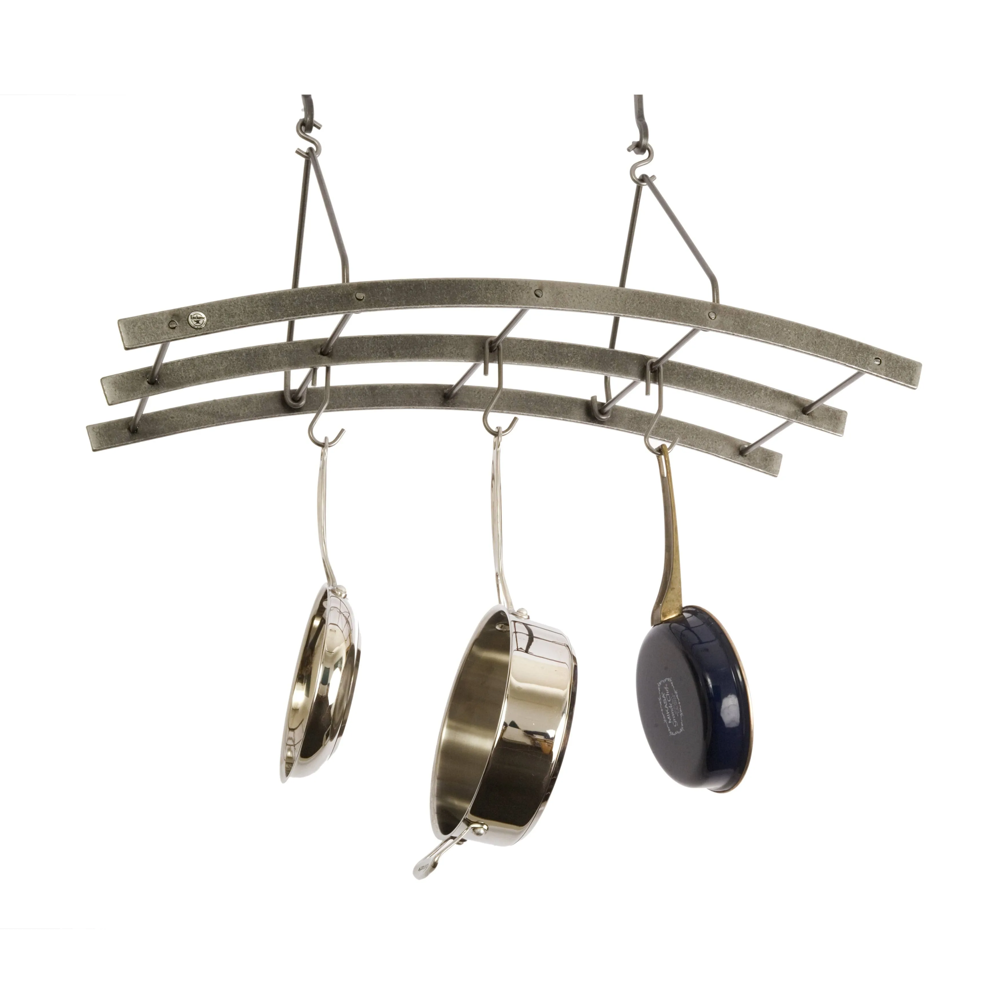 Enclume Reversible Arch Pot Rack - Hammered Steel