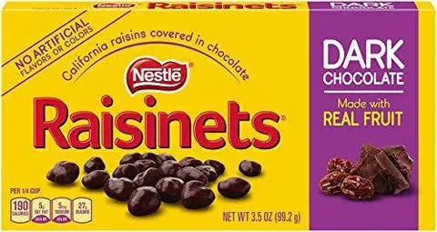 Raisinets Dark Chocolate Covered Raisins