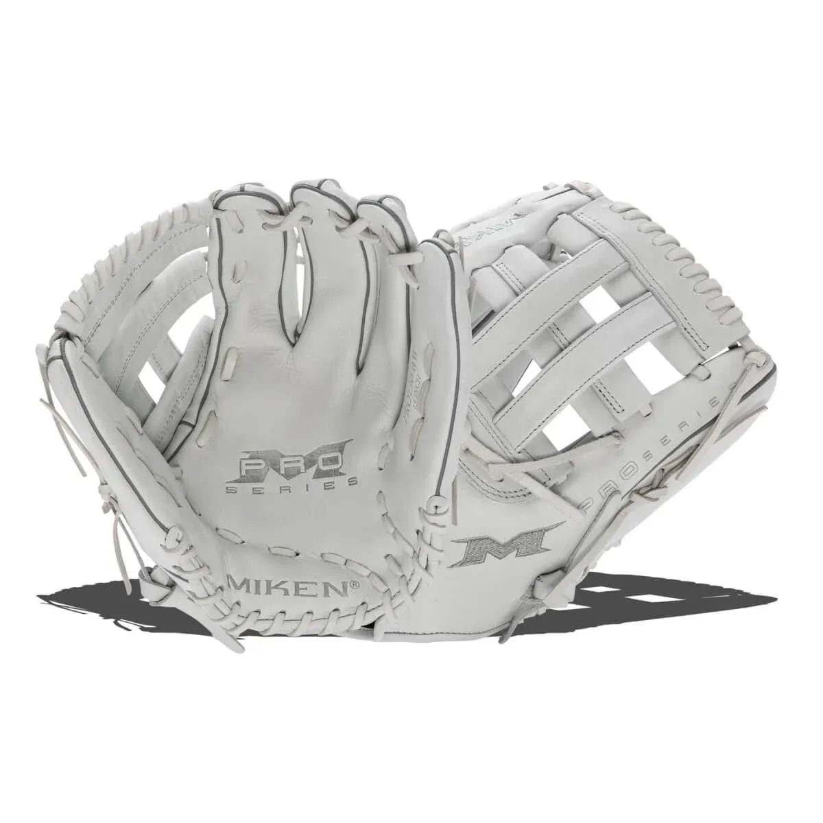 Miken Pro Series 13 inch Slowpitch Left Hand Throw H Web Leather Softball Glove