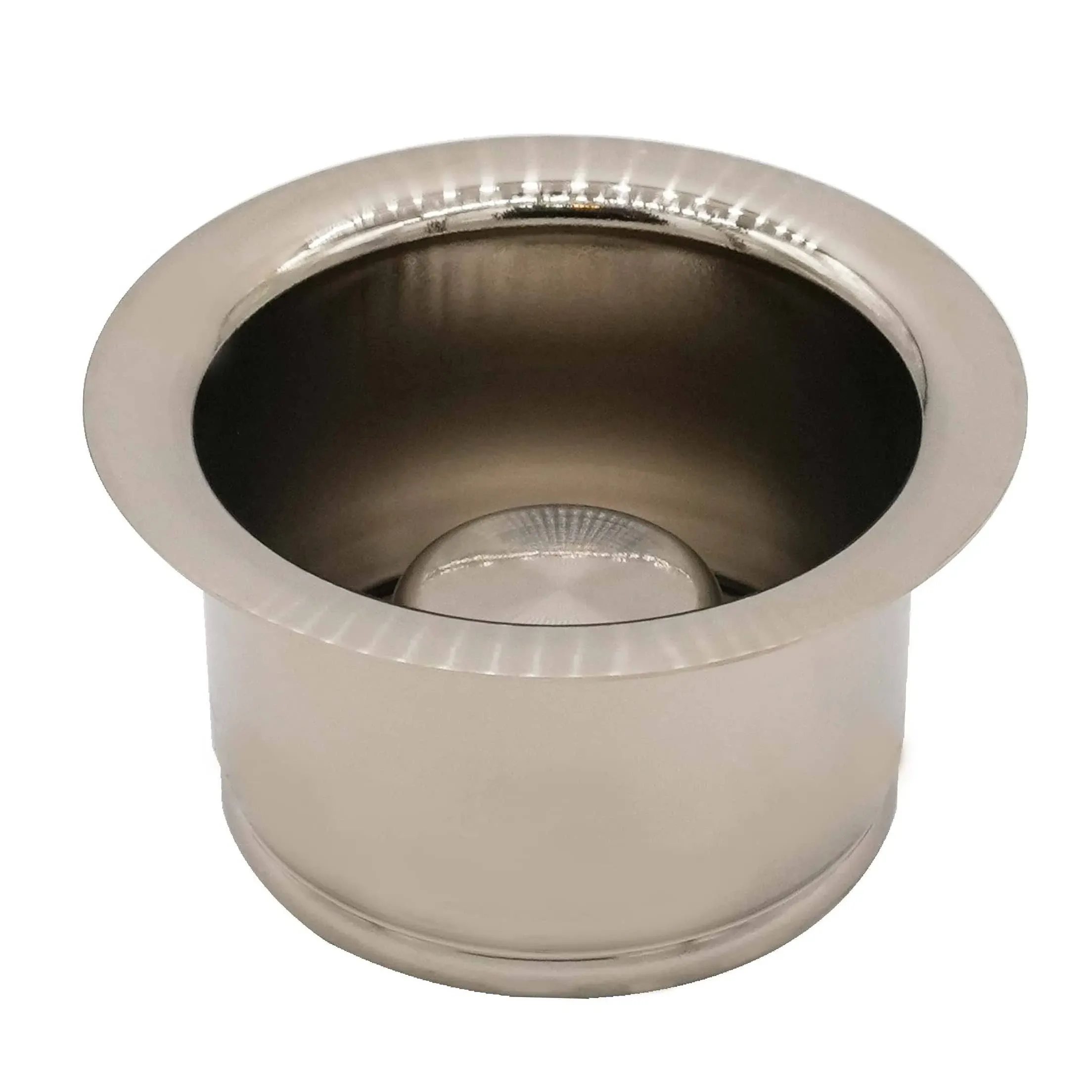 Westbrass InSinkErator Style Extra-Deep Disposal Flange and Stopper in Stainless Steel