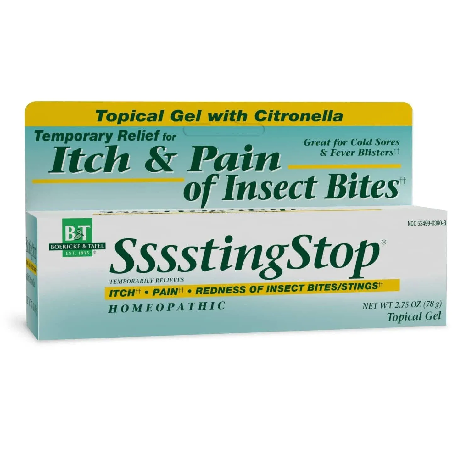 Nature&#039;s Way Boericke and Tafel Ssssting Stop, Itch and Pain Relief for Bug Bite