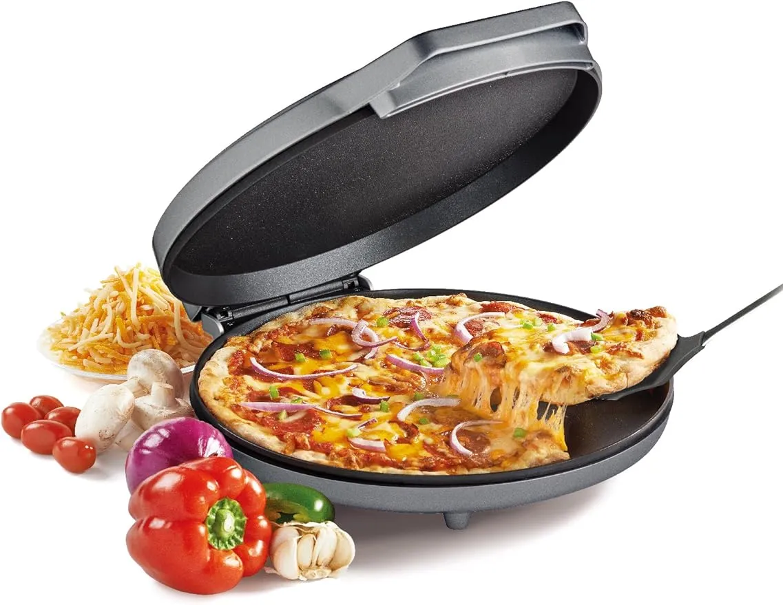 Betty Crocker BC-2958CR Electric Pizza Maker Plus , 1440 Watts, Red