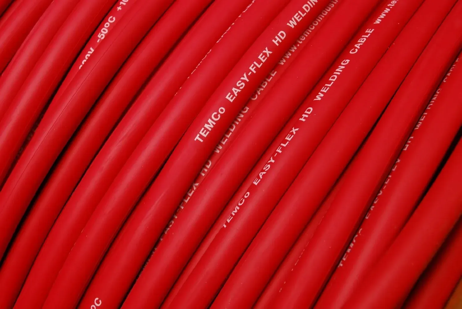 Temco WC0164-20 ft 6 Gauge AWG Welding Lead & Car Battery Cable Copper Wire Red ...