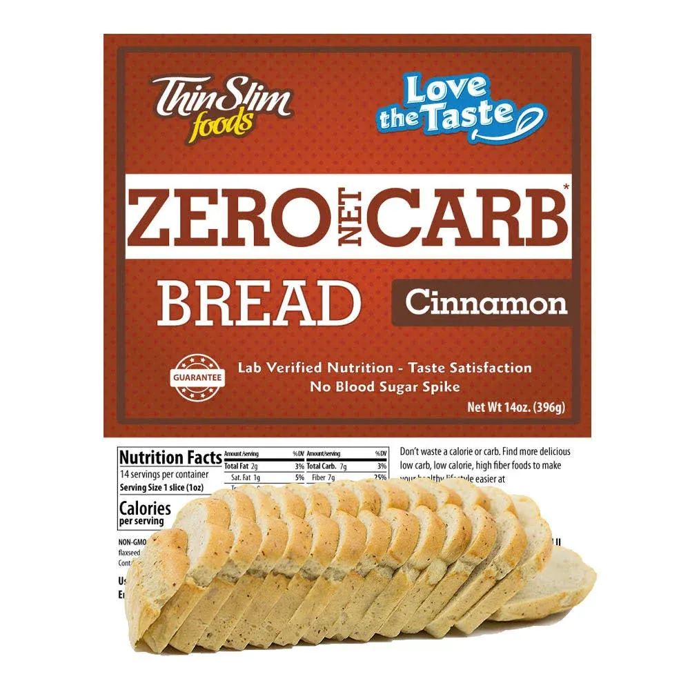 ThinSlim Foods - Love-The-Taste Bread - Rye - 14 Servings