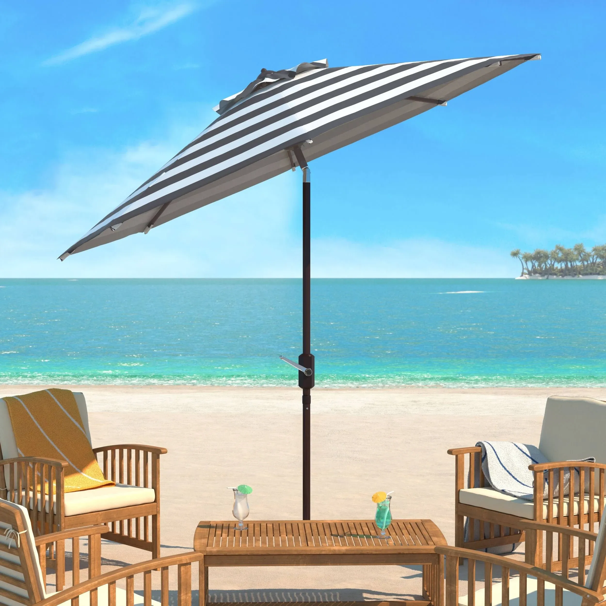 Safavieh Iris 9-ft. Outdoor Patio Umbrella