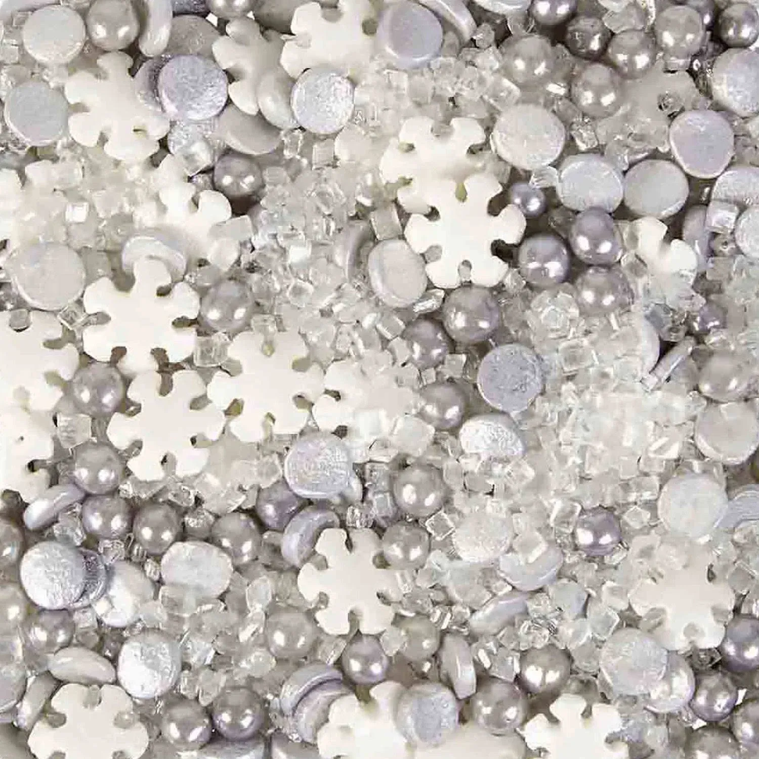 Wilton Metallic Snowflake Medley Sprinkles Mix