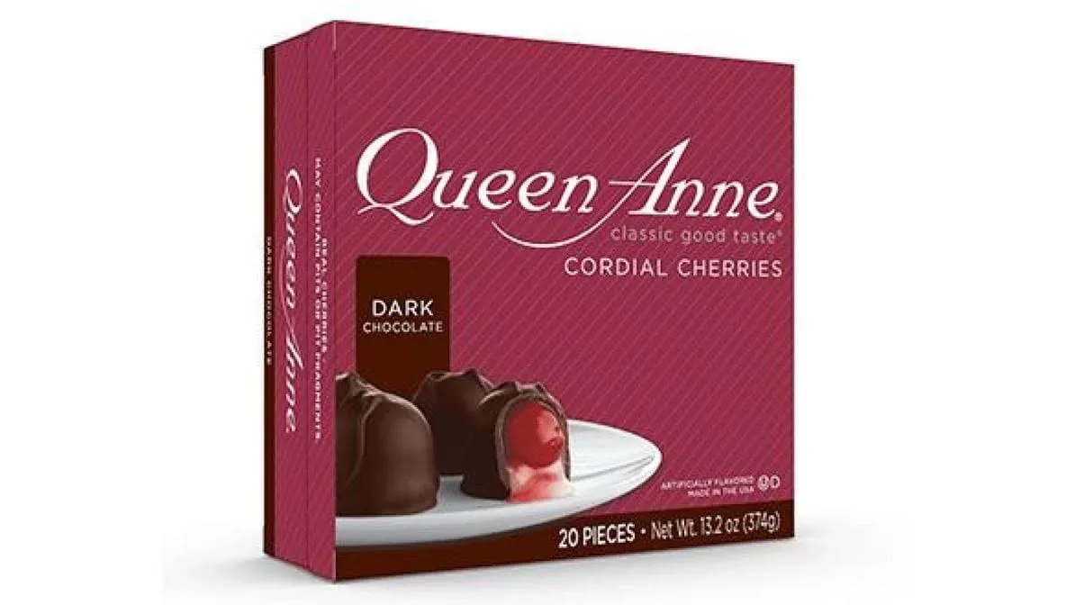 AWEGOO Queen Anne Cordial Cherries, 13.2 Ounces (Dark Chocolate)