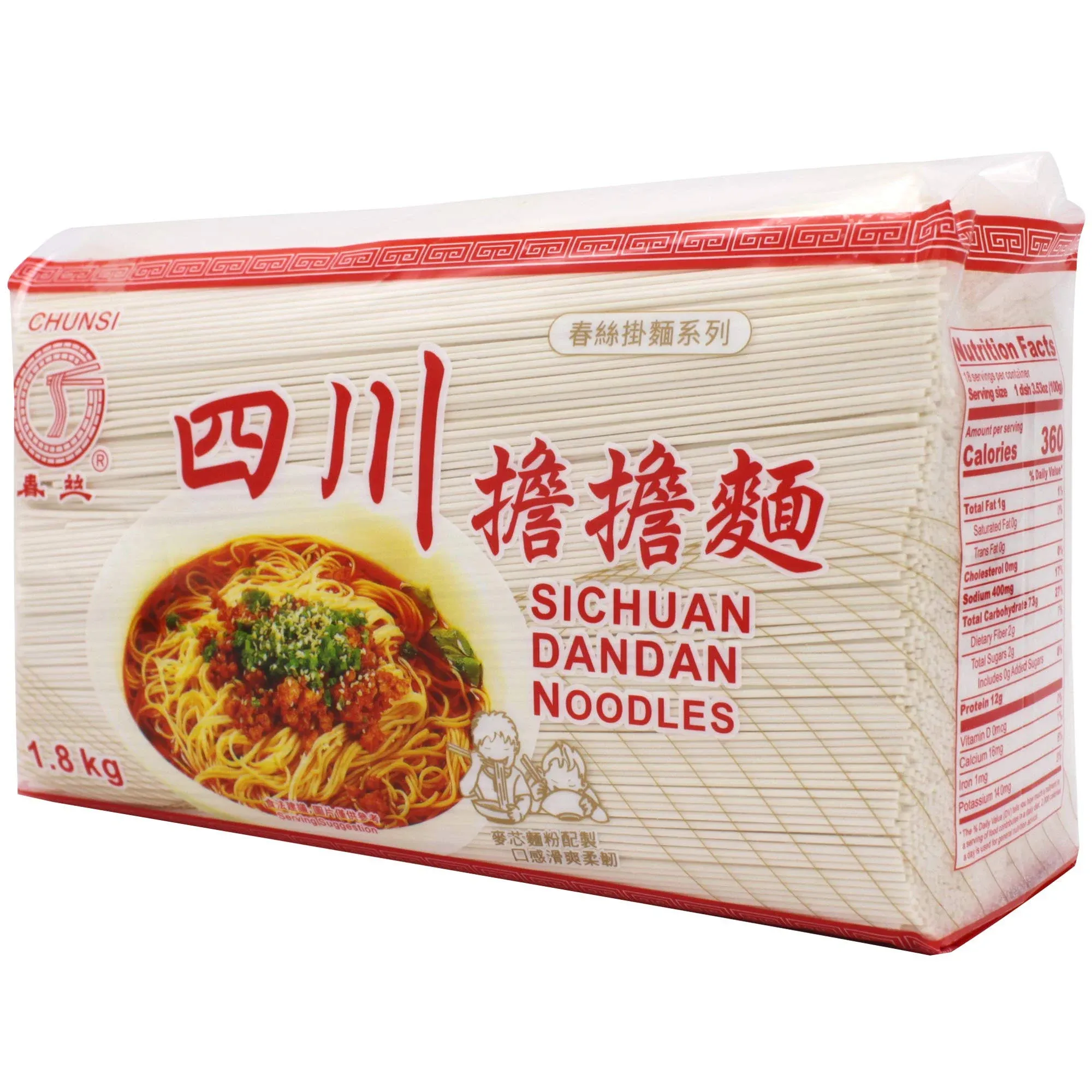 CHUNSI Chinese Noodles, Dried noodles Sichuan Ramen Style 1800g