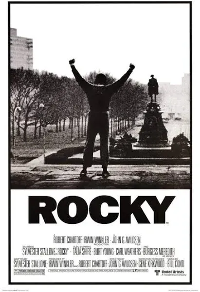 Rocky Movie Poster His whole life was a million to one shot, 24x36