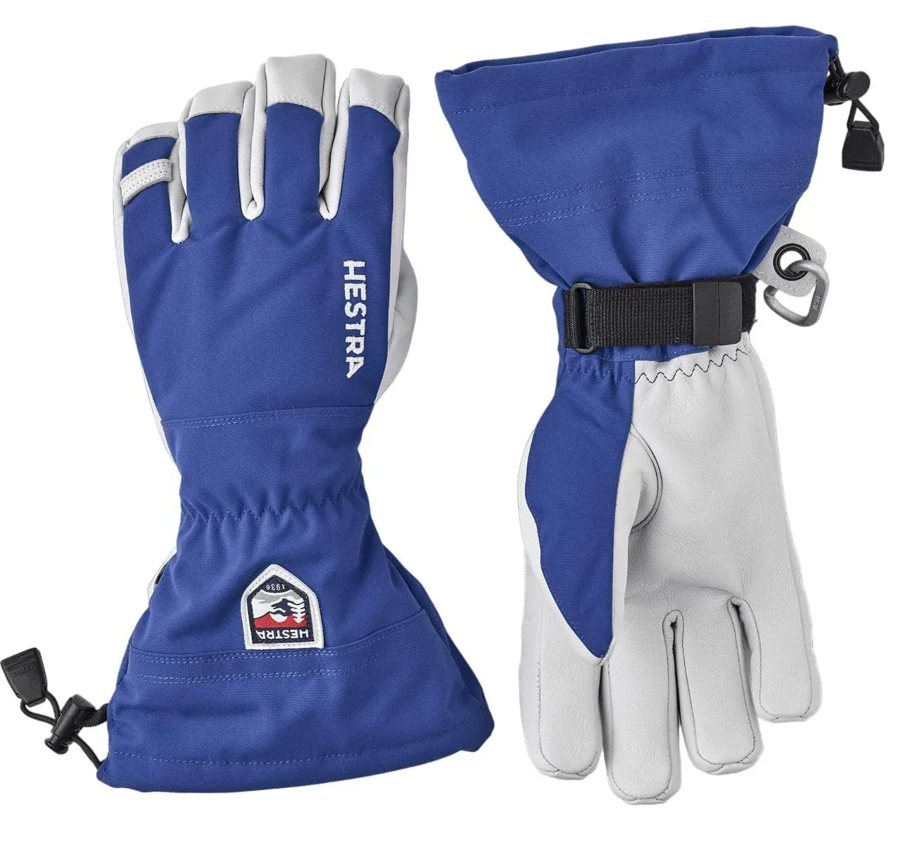 Hestra Army Leather Heli Ski Glove - Classic 5-Finger Snow Glove for Skiing, Snowboarding and Mountaineering