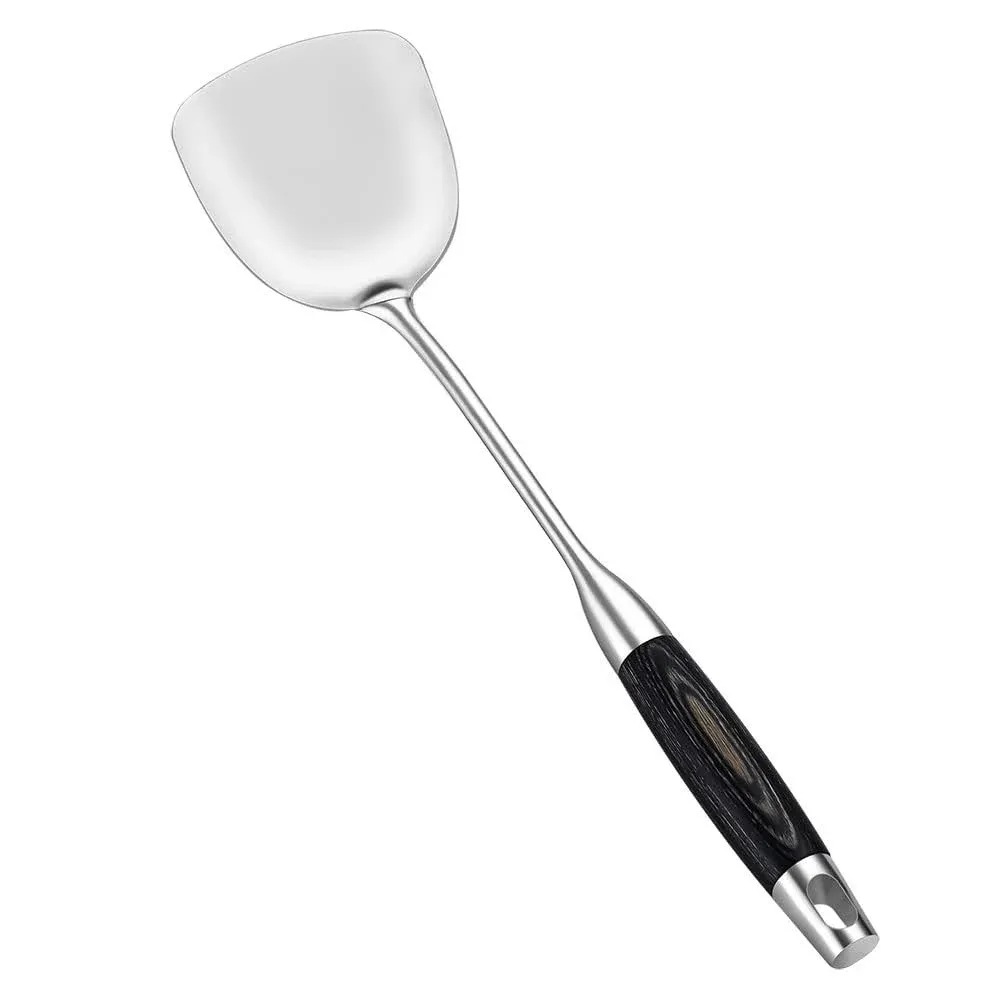 Cooking Utensils Metal Wok Spatula 18/8 304 Stainless Steel Spatula with Heat...