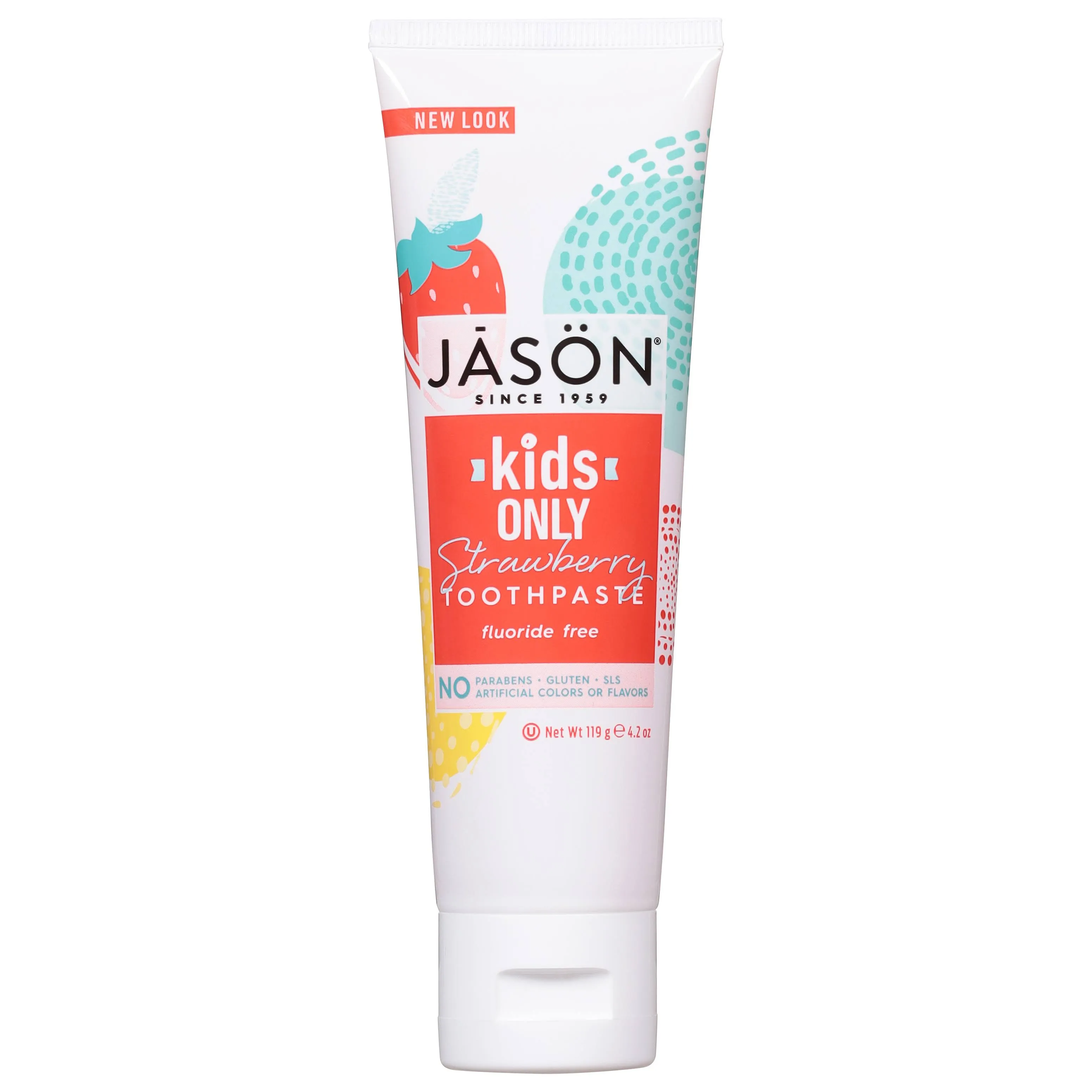 Jason Kids Only! Toothpaste, Strawberry - 4.2 oz tube