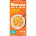 Banza Mac & Cheese, Shells + Classic Cheddar, Made with Chickpea Pasta - 5.5 oz