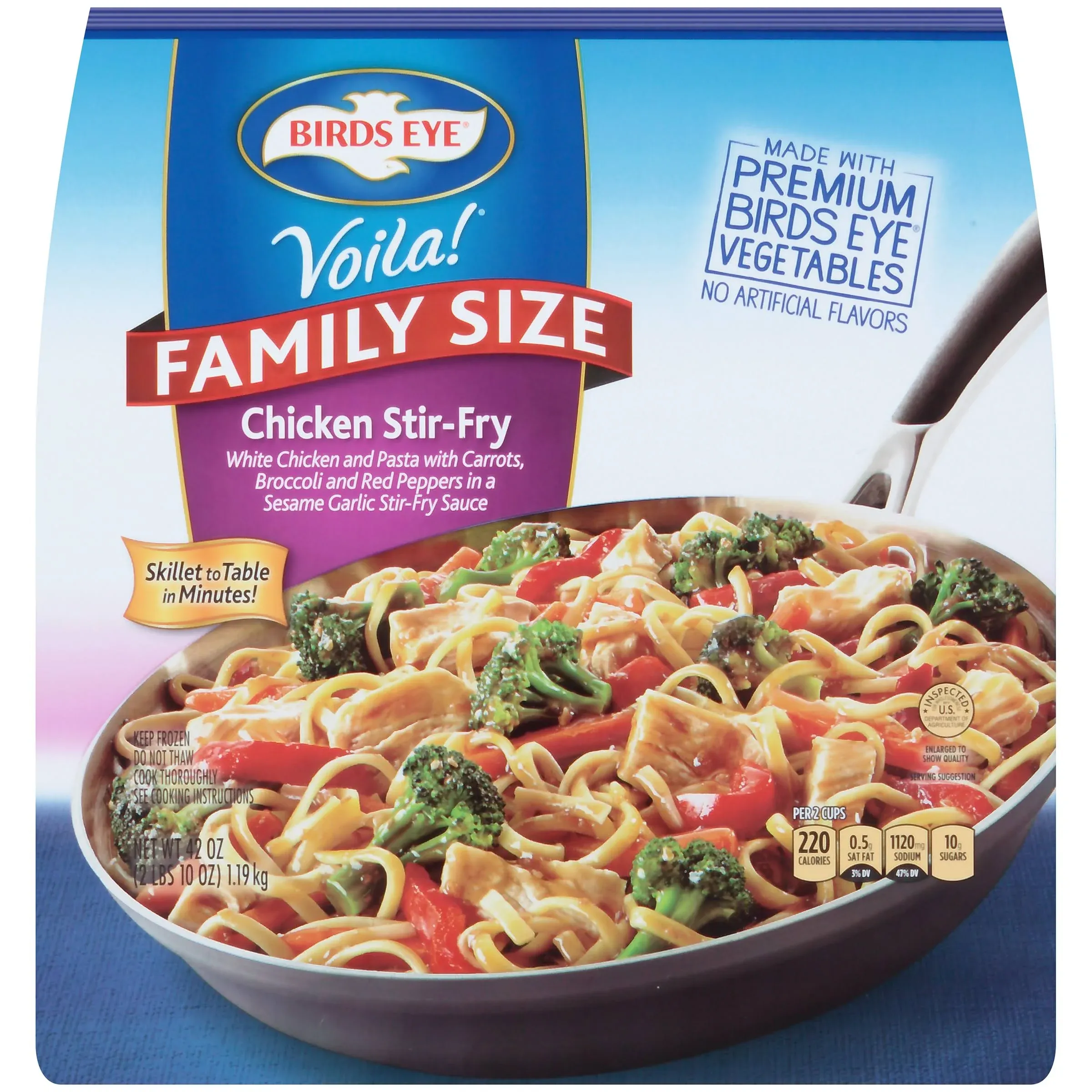 Birds Eye Voila! Frozen Family Size Chicken Stir-Fry - 42oz