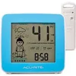 AcuRite What-To-Wear Weather Station with Clock & Wireless Outdoor Sensor (00777)