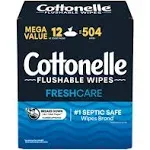 Cottonelle Fresh Care Flushable Wipes, 504 ct.