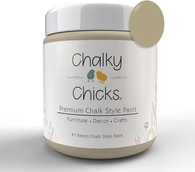 Chalky Chicks Premium Chalk Style Paint for Furniture, Home Decor & DIY Crafts ...