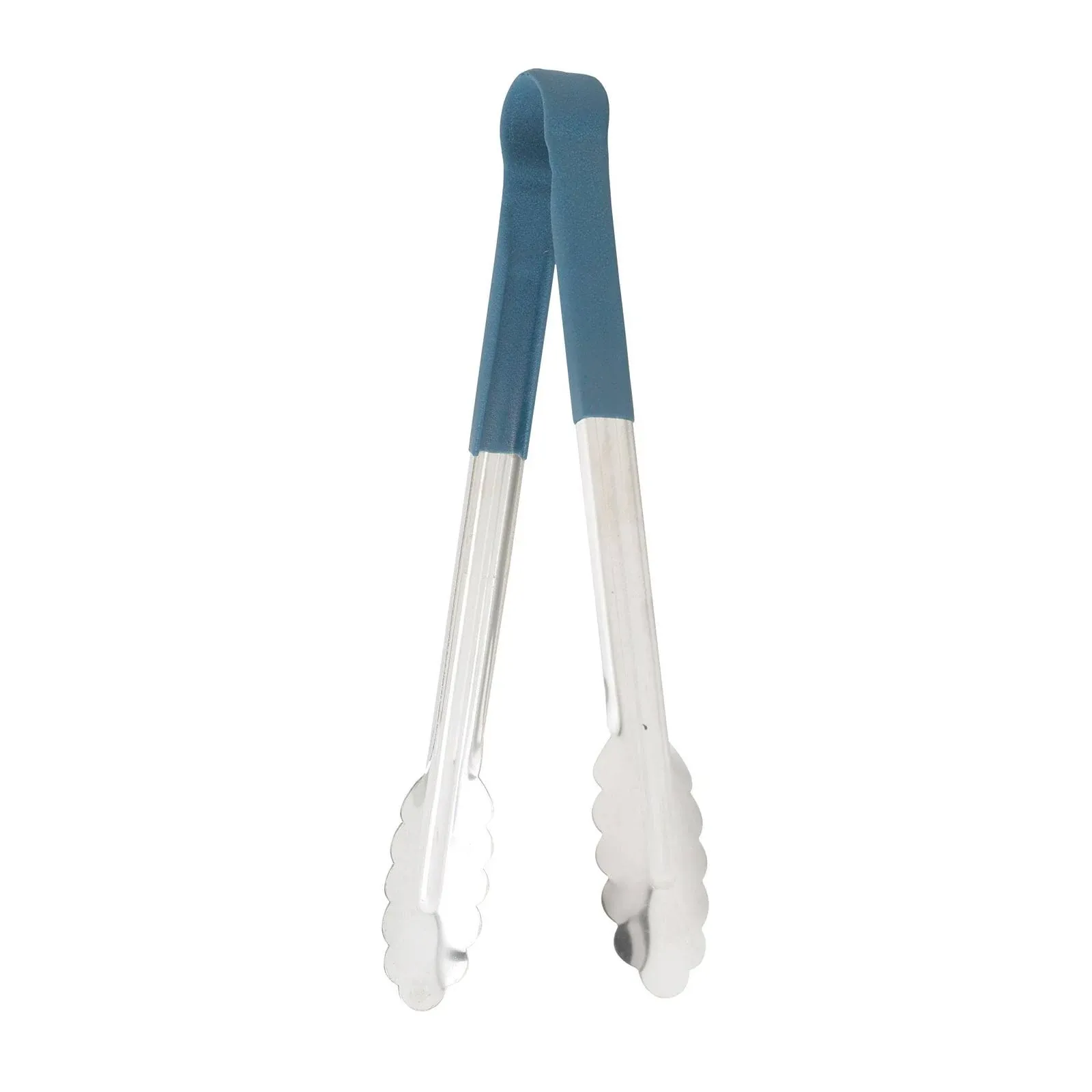 Utility Tong with Blue Non-Slip Grip 12-Inch Stainless Steel