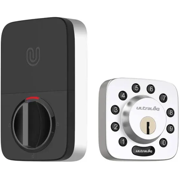 ULTRALOQ U-Bolt WiFi Smart Lock with Door Sensor, 5-in-1 Keyless Entry Door Lock with Built-in WiFi, Bluetooth and Keypad, WiFi Door Lock, WiFi DeadboltULTRALOQ U-Bolt WiFi Smart Lock with Door Sensor, 5-in-…