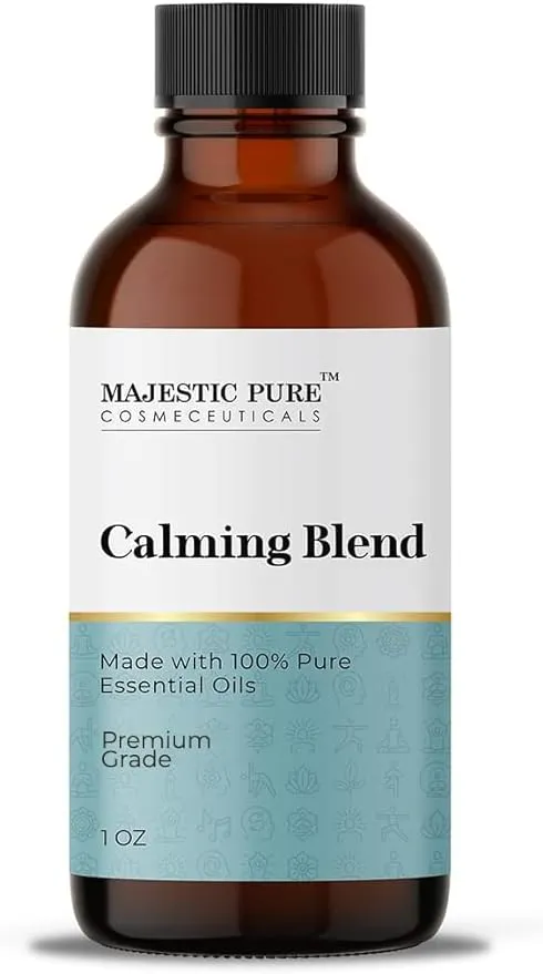 Majestic Pure Calming Essential Oil Blend | 100% Pure Therapeutic Oil, 1 oz