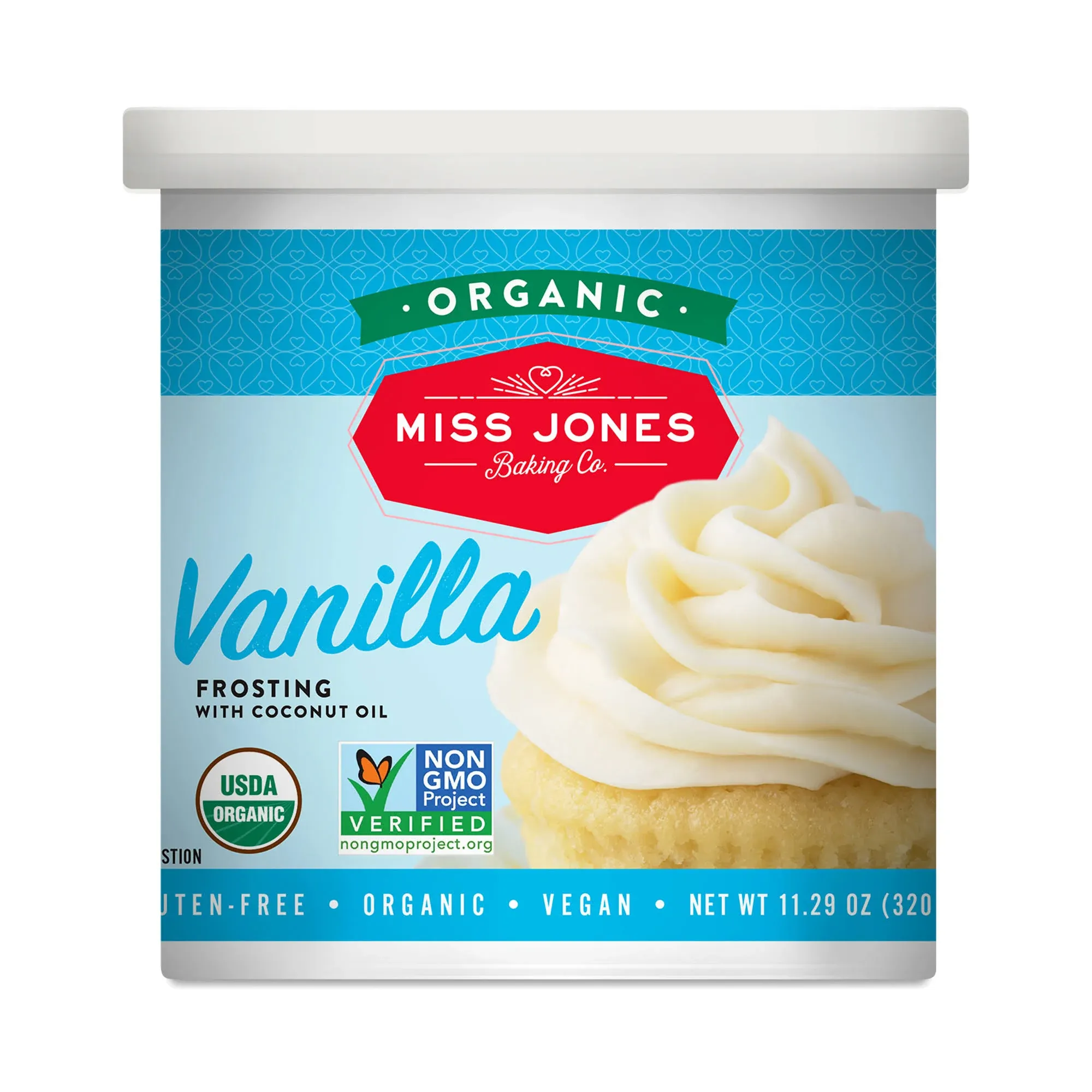 Miss Jones Organic Vanilla Frosting