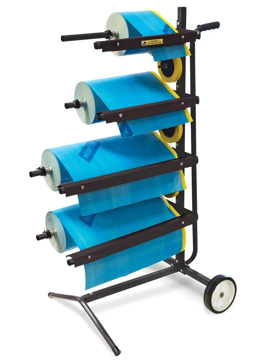 Eastwood 4 Tier Tree Mobile Masking Station | Holds Multi-Rolls Portable System | Masking Film Masking Paper Dispenser | Ideal for Car Paint Repair, Body Shop, Home Restoration, Painting Supplies