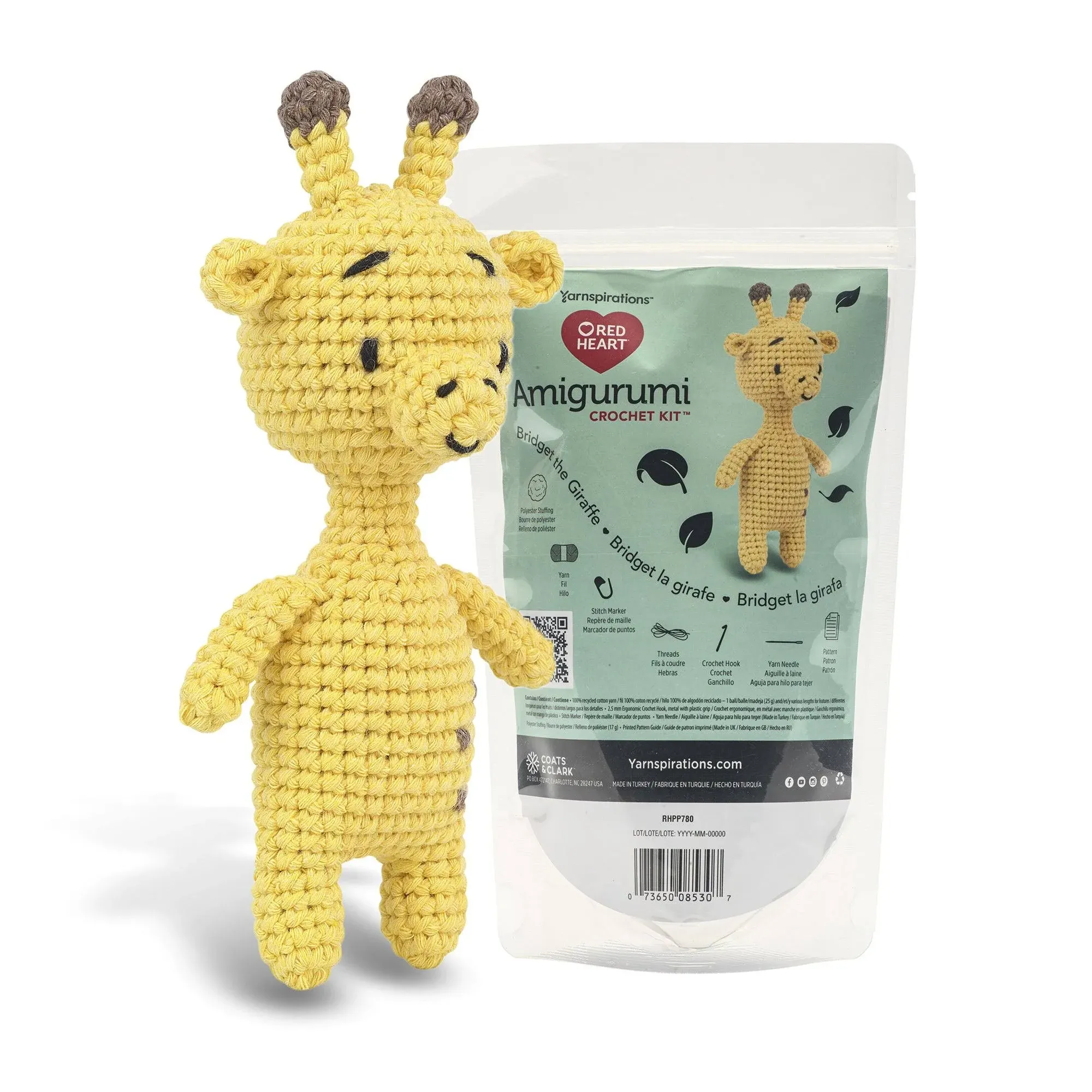 Red Heart Amigurumi Crochet Kit, Bridget the Giraffe