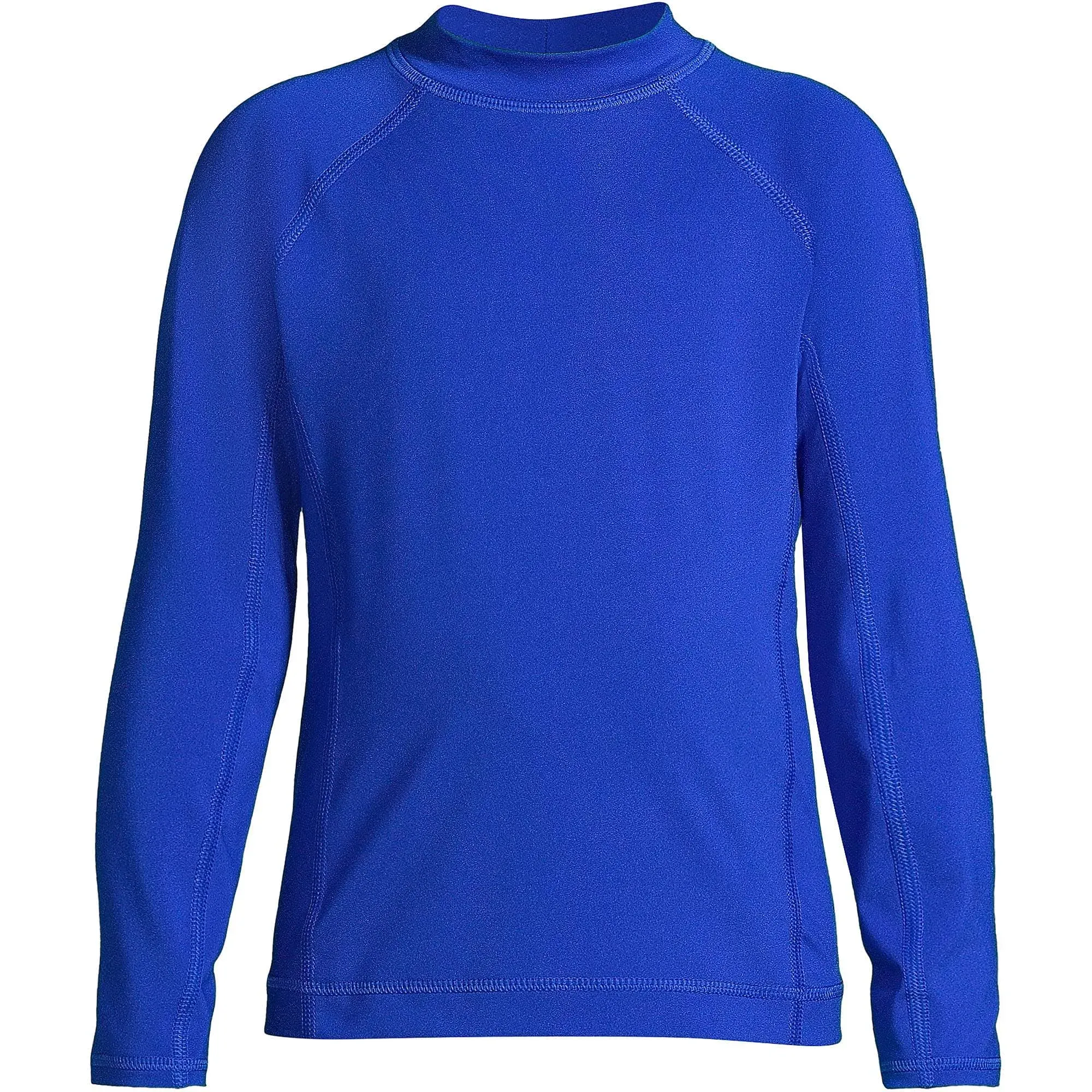 Boys Lands' End Long Sleeve UPF 50 Swim Rash Guard