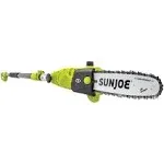 Sun Joe 120V Convertible Pole Chainsaw, Electric Telescoping Trimmer 8.6’, Green