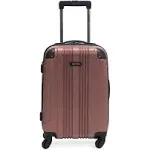 Kenneth Cole Reaction Out Of Bounds 20-Inch Carry-On Lightweight Durable Hardshell 4-Wheel Spinner Cabin Size Luggage, Midnight Black