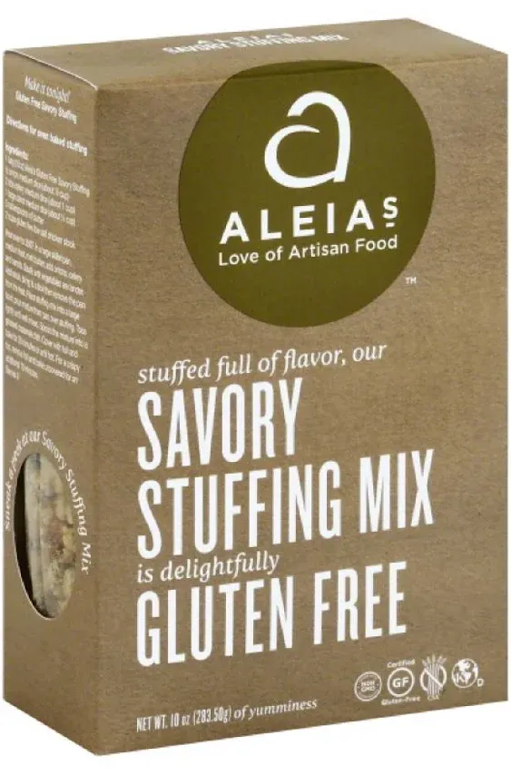 ALEIAS: Stuffing Mix Plain Gluten Free, 10 oz