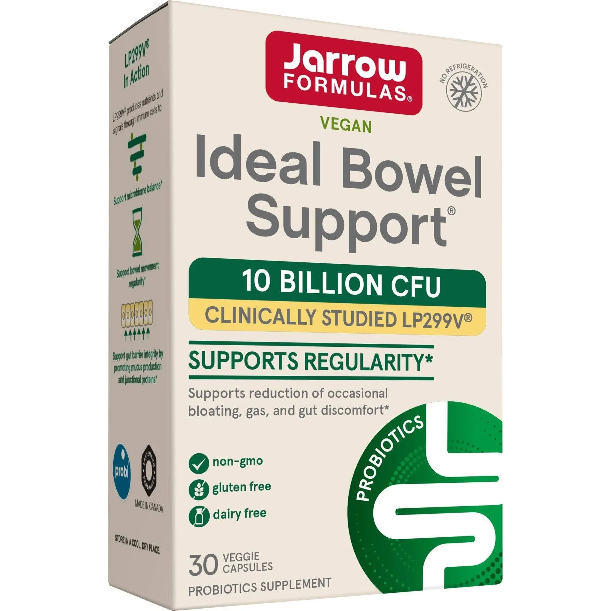 Jarrow Formulas Ideal Bowel Support 30 Capsules