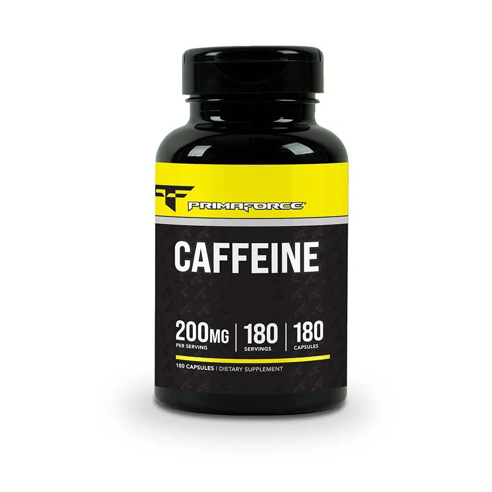 Primaforce Caffeine Pills 200mg, 180 Capsules