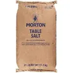 Morton Table Salt - 25 lb