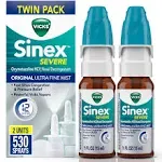 Vicks Sinex Severe Nasal Spray, Original Ultra Fine Mist, Decongestant Medicine,