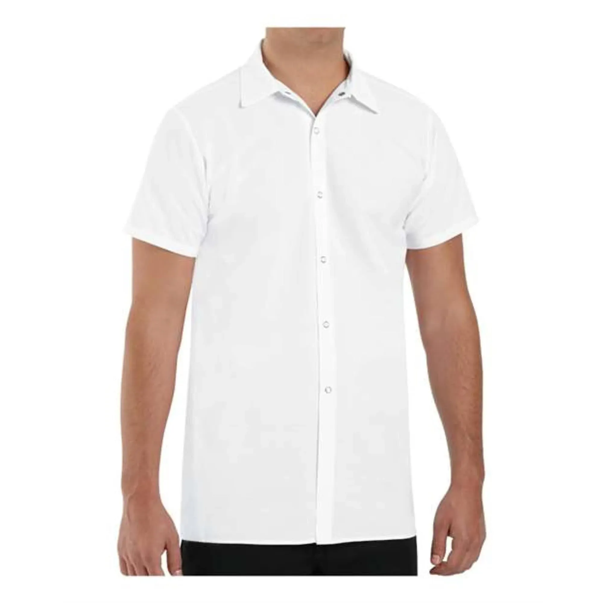 Chef Designs Long Cook Shirt, White, Spun Polyester Poplin, L