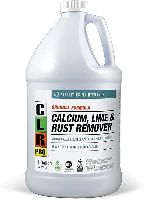 CLR PRO Calcium, Lime and Rust Remover, 1 Gallon Bottle