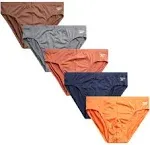 Reebok Men's Silky Touch Low Rise Briefs (5 Pack)