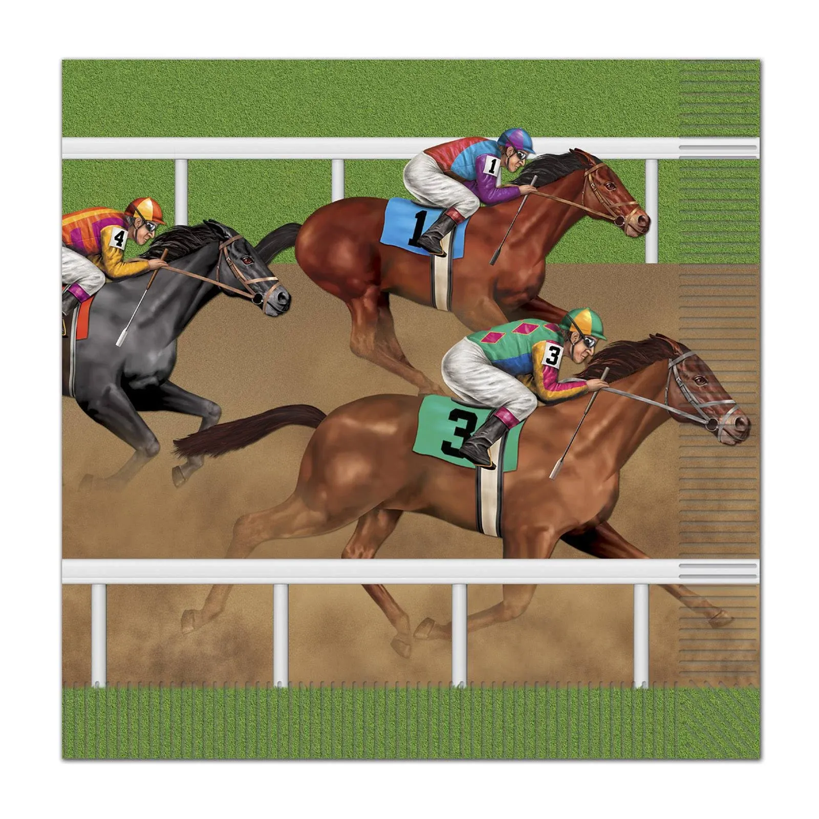 Horse Racing Paper Napkins - Luncheon