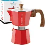 GROSCHE Milano Stovetop Espresso Maker Moka Pot